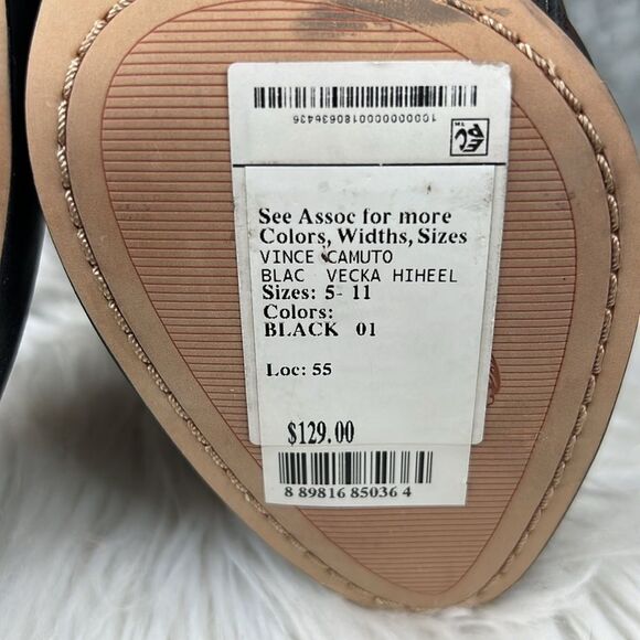 Vince Camuto Vecka Side Tassel Dress Ankle Booties Sz 7 NWT - Picture 7 of 11